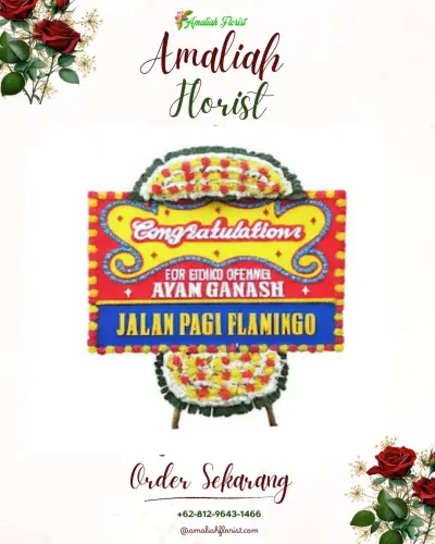 Bunga Papan Congratulation di Ranca Bango